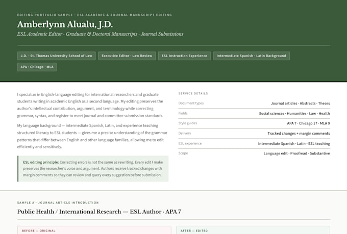 edit your academic paper or journal article for esl writers